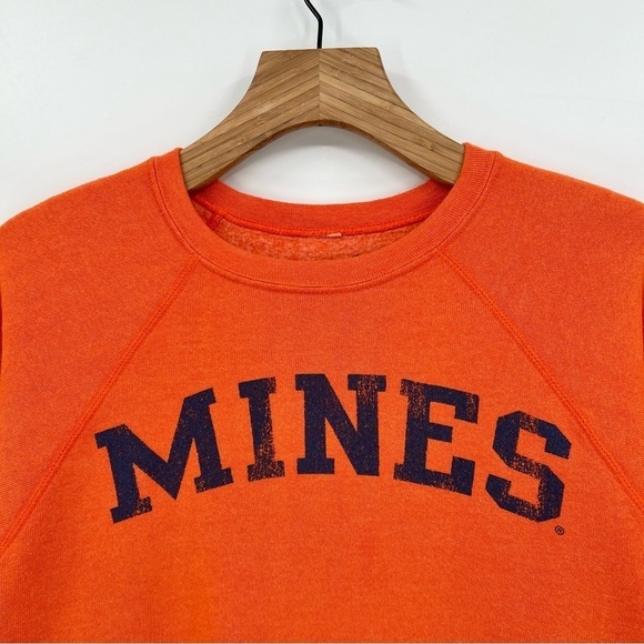 The Original Retro Brand Mines Sweatshirt in Orange Size M - Picture 3 of 8